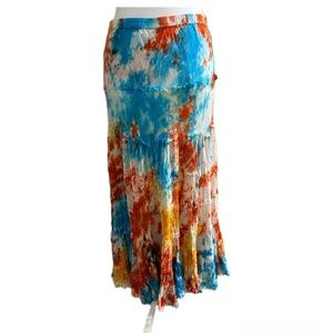 Romeo & Juliet Couture Boho Dye Maxi Skirt Dress Vintage Y2K Free Spirit. Size M